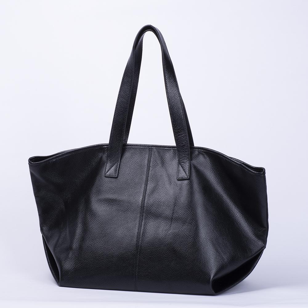 Мягкая женская сумка из натуральной кожи, вместительная женская сумка через плечо для поездок на работу