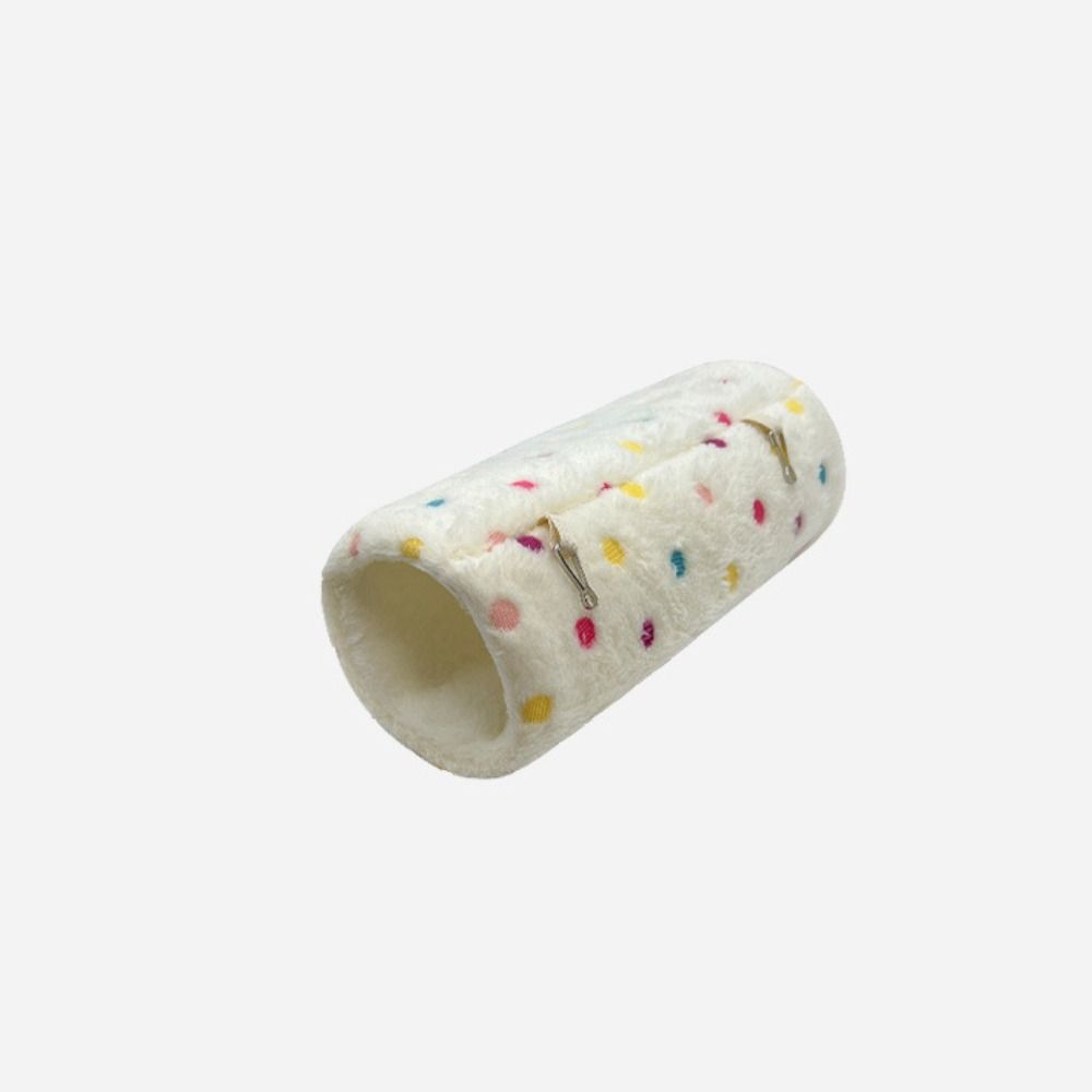 Soft Hanging Guinea Pig Toys Fleece Lined Squirrel Ferret Tunnels Cozy Hamster Hideout Small Pets