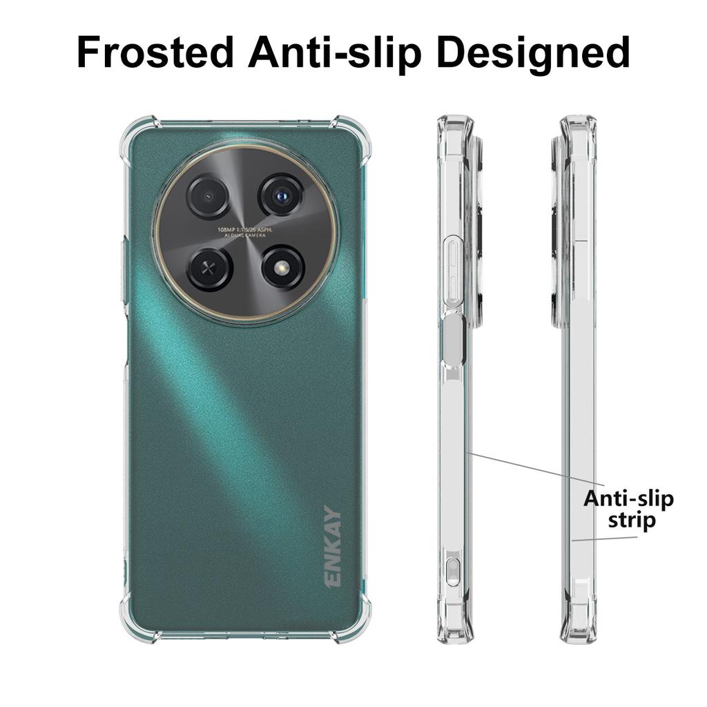 ENKAY HAT PRINCE Чехол для Huawei nova 12i 4G TPU Усиленные углы HD Прозрачный чехол для телефона