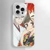 Чехол для телефона с аниме K-Kamisama Kiss для iPhone 16 15 14 13 12 11 Pro Max Белый Ультратонкий Лазерный Металлик Аврора Funda