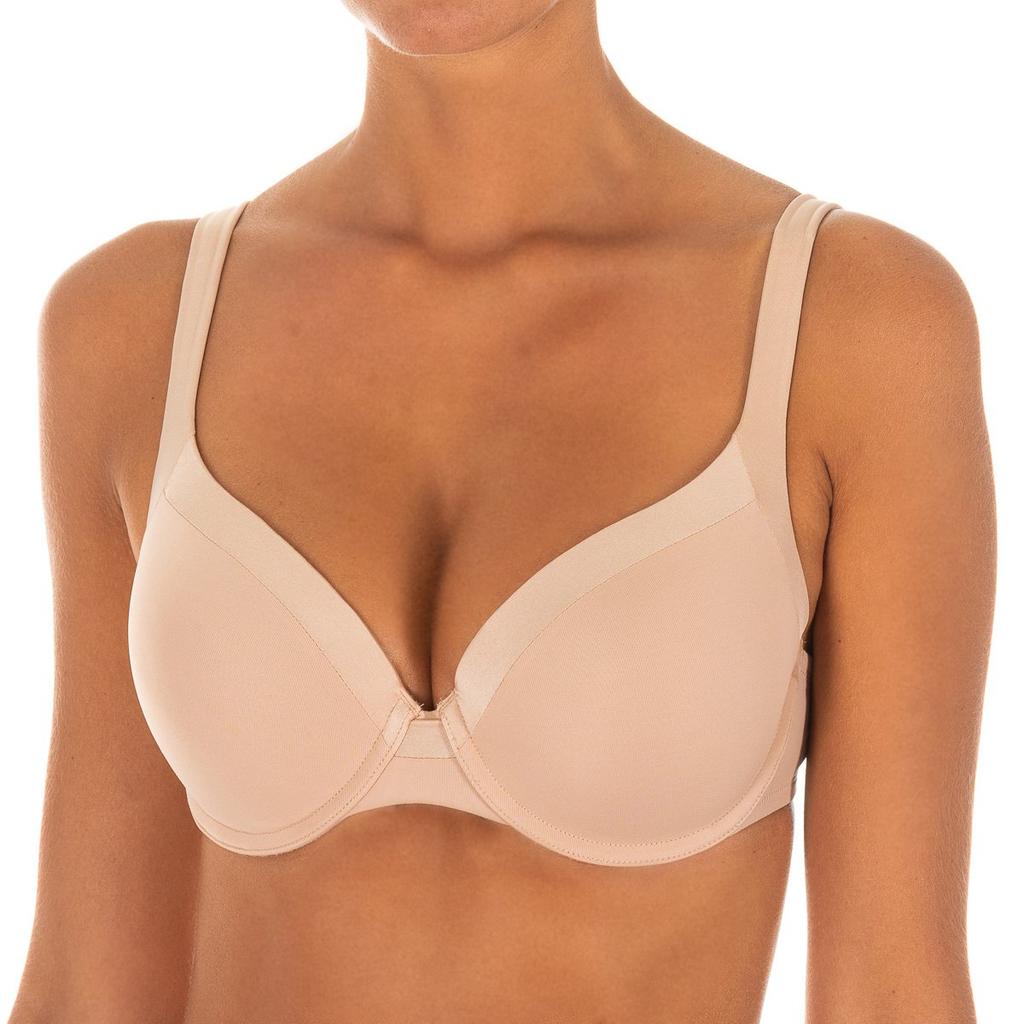 Бюстгальтер на косточках с эластичными боковыми частями D0CS8 для Женщин