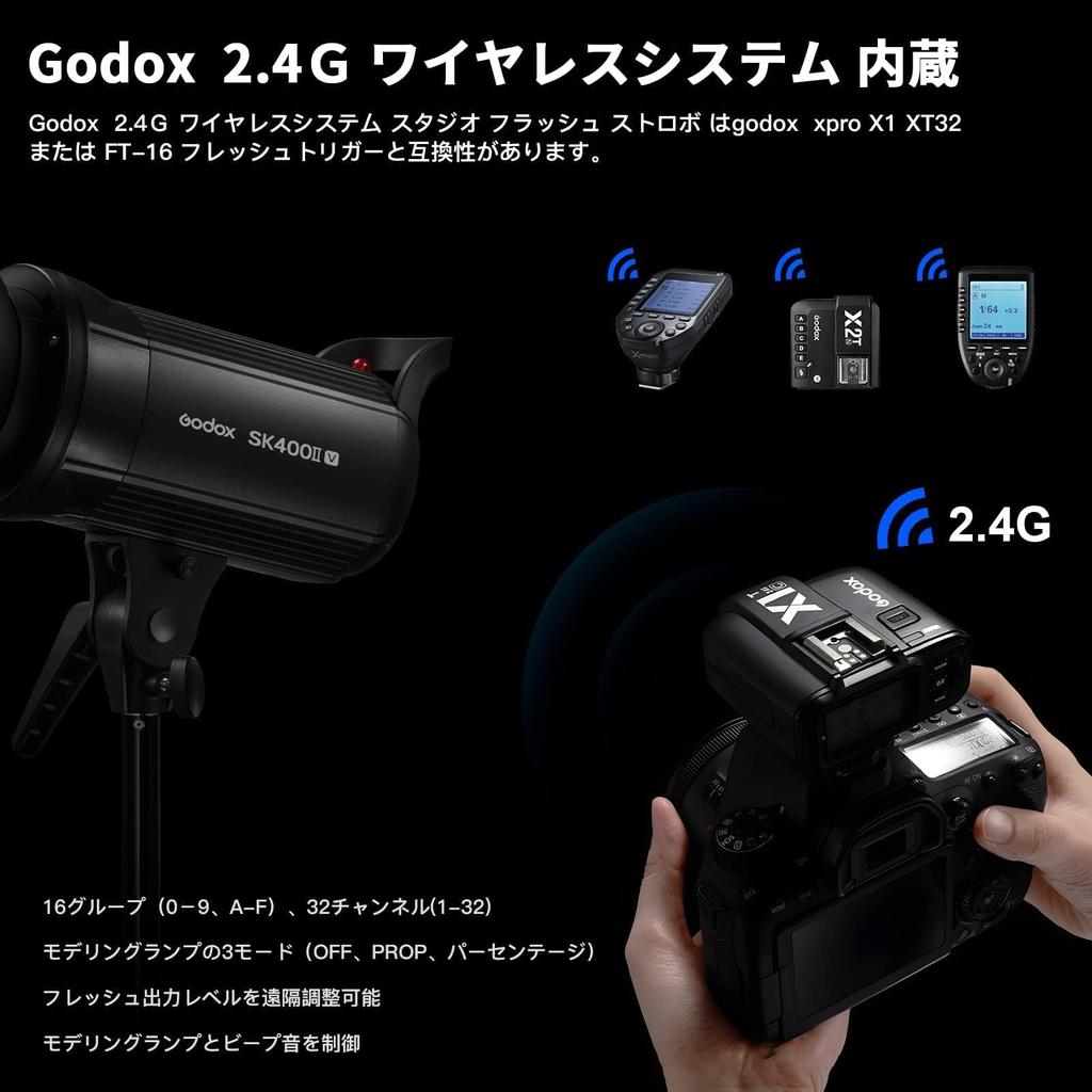 GODOX 400Ws Upgrade Studio Flash Strobe Wireless X System Studio Flash Light со светодиодной пилотной лампой для предметной фотосъемки Портретная фотосъемка