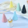 Ceramic Small Organizer Tray Jewelry Display Stand Ring Holder Jewelry Packaging Ring Display Rack
