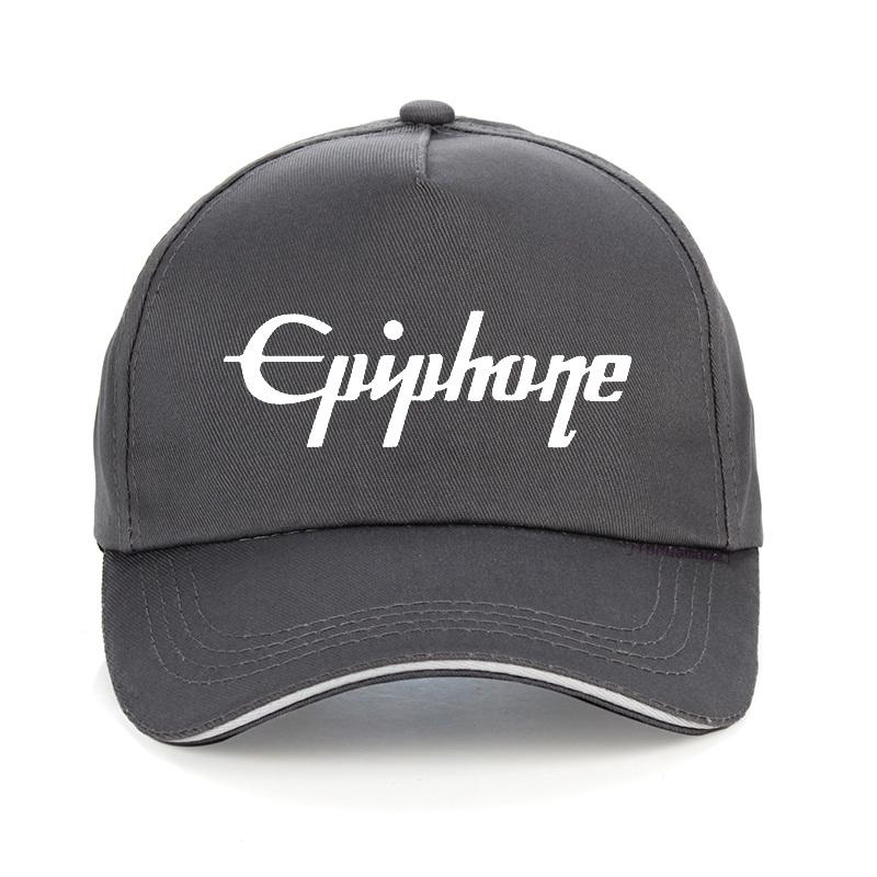 New Popular Epiphone Guitars Logo Unisex Baseball Cap Fashion Brand Guitar Lover Hat Unisex Women Adjustable Music Cap