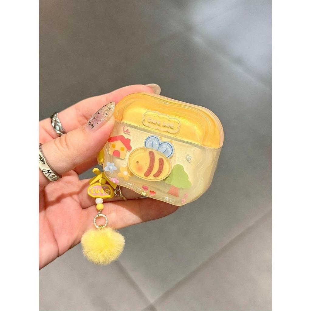 Three-dimensional little bee is suitable for AirPods 1 generation bluetooth headset case airpodspro1 protective case Huaqiang North 1st generation