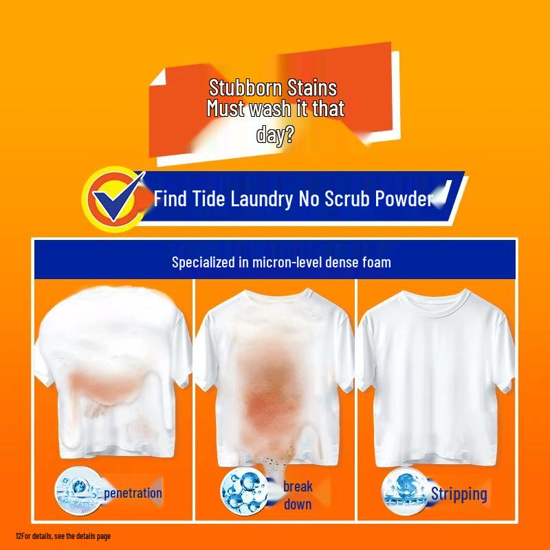 Tide No-Scrub Laundry Detergent Powder