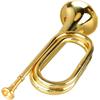 Bugle Cavalry Trumpet Brass Instrument, Military Easy to Play Trumpet C Key Brass Trumpet with Mouthpiece, Trumpet Brass Blowing Old Copper for