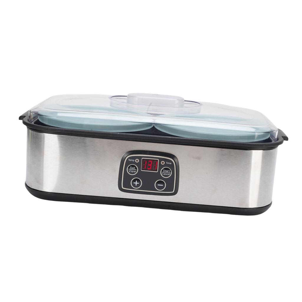 Йогуртница 2 л, большая емкость, автоматический контроль температуры, таймер 0-48 часов, цифровая йогуртница