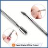 Xiaomi 6pcs Nail Cleaning Cuticle Steel Pusher Manicure Tools Home Care Tools Cuticle Removal Cleaning Nail Gap Dirt Gel Polish Removal