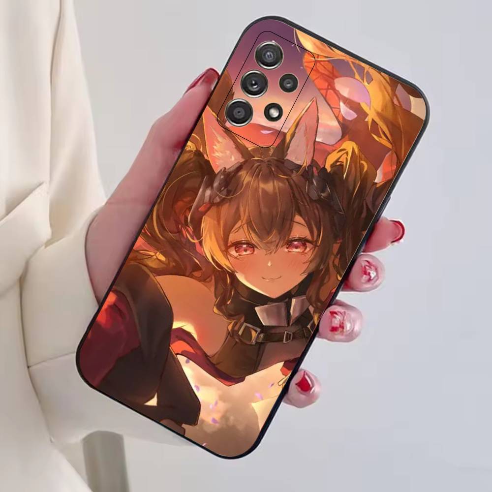 Чехол для телефона A-Arknights Endfield Черный Силиконовый Мягкий Для Samsung S25,S24,S21,S22,S23,S30,Ultra,S20,Plus,Fe,Lite