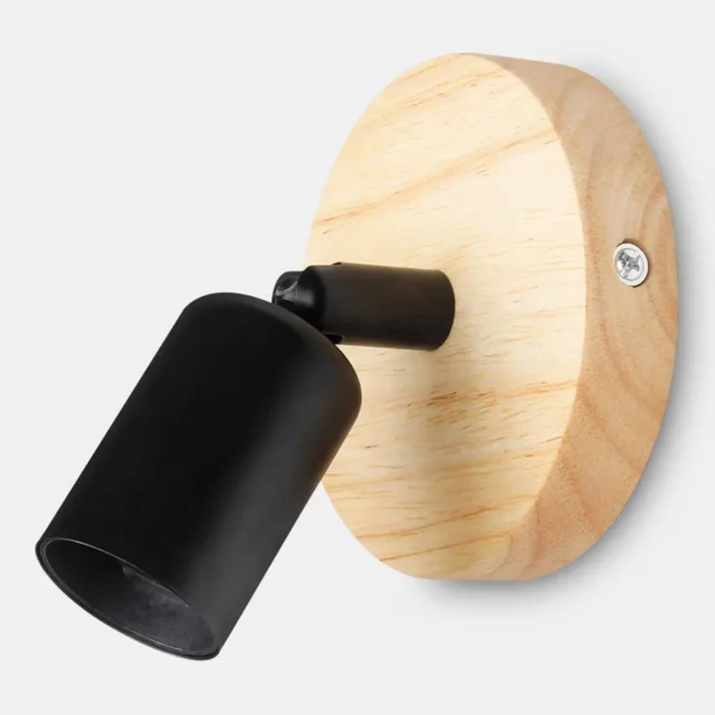 New Design Wrought Iron Wooden Wall Light Sconce Indoor Vintage Nordic Wall Lamp Indoor Coffee Shop Bedroom