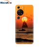 Чехол для Huawei P60 Pro Милое Сердце Мультяшный Расписной Силиконовый Прозрачный ТПУ Задняя Крышка Для Huawei P 60 P60 2023 P60Pro Чехлы для Телефона