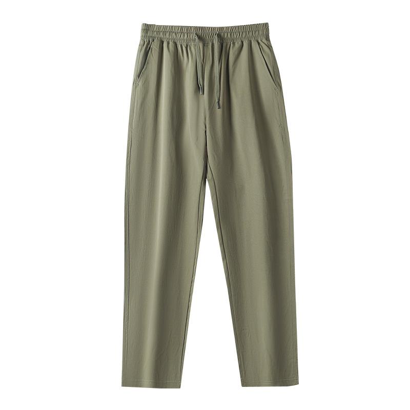 Quick-dry men's hiking pants, new spring/summer style, drapey, casual, sporty, versatile, loose-fitting long pants