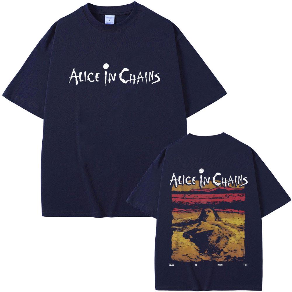 2026 Rock Band Alice Thompson Band Gravel Embroidered Tshirt for Both Unisex and Women Summer Style Casual Streetwear