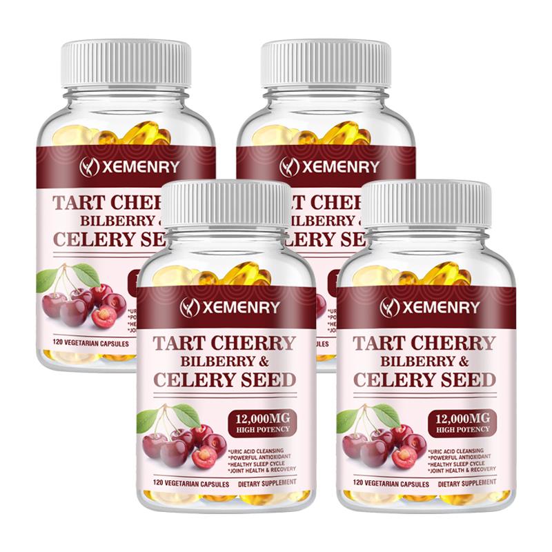XEMENRY - Tart Cherry, Blueberry and Celery Seed Complex - 12,000 mg - Joint Health