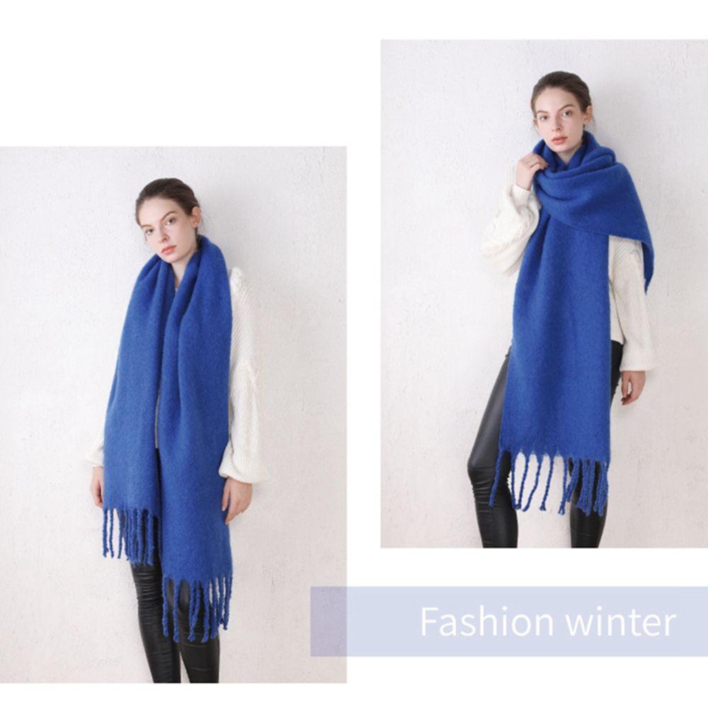 Scarves Classic Autumn Winter Female Cashmere Shawl Pashmina Wraps Cashmere Scarves Solid Scarf