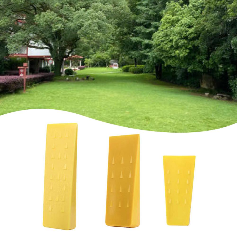 Heavy Duty Plastic Wood Felling Wedge 5/8/10 Inch For Chainsaw Logging Splitting Tree Cutting Tool Yellow