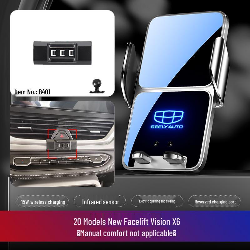 Автомобильный держатель для телефона для Geely Boyue PRO, Vision S1/X3/X6, Emgrand GL/GS