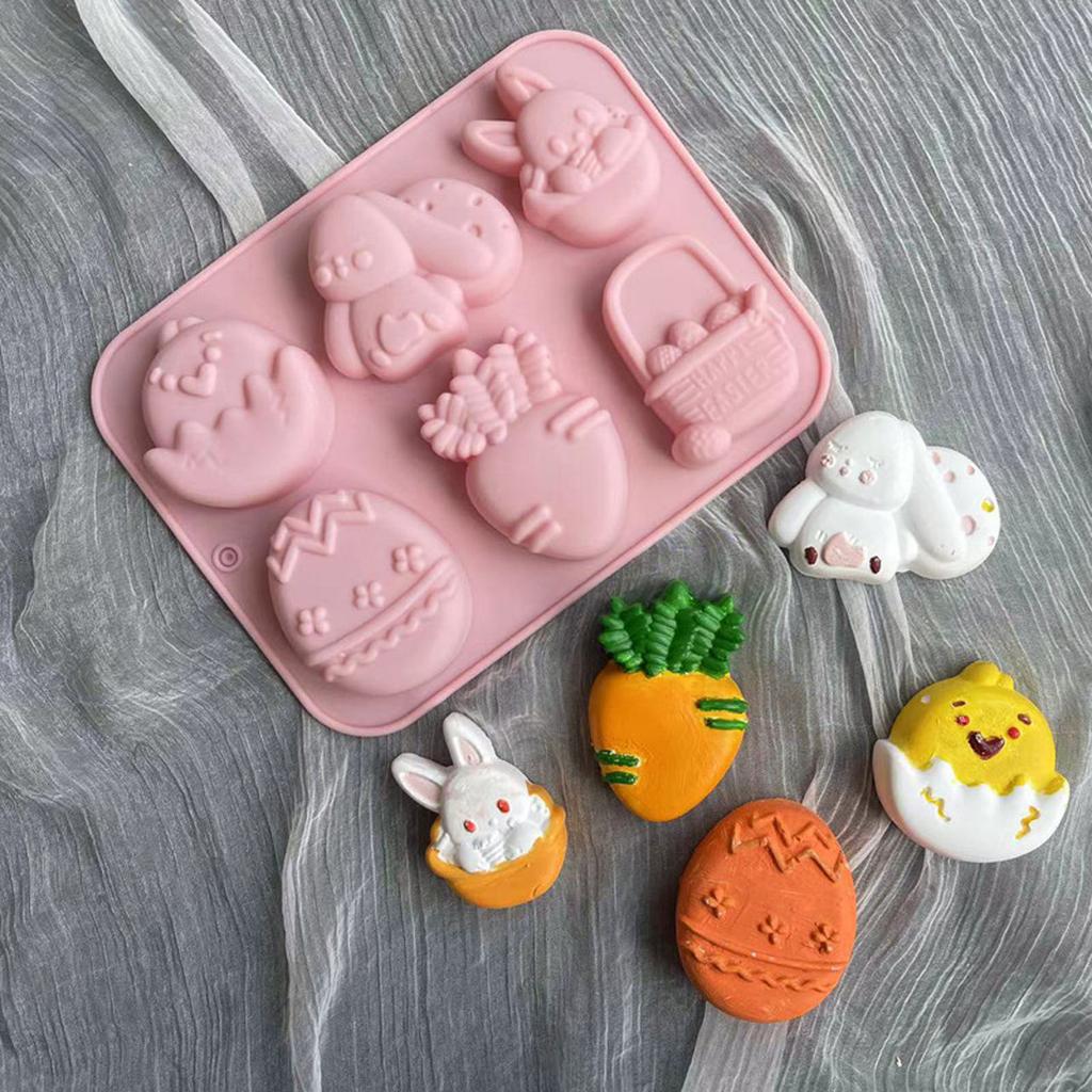 Silicone Chocolate Mold Cake Decoration Tools Easter Series Pastry Baking Cake Mold For Chocolate Candy Cake Sugars
