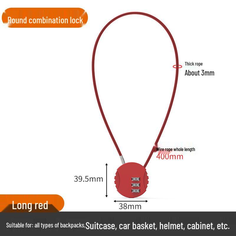 Mini Padlock: Ideal for Dormitory Lockers, Suitcases, Helmets, and Bags