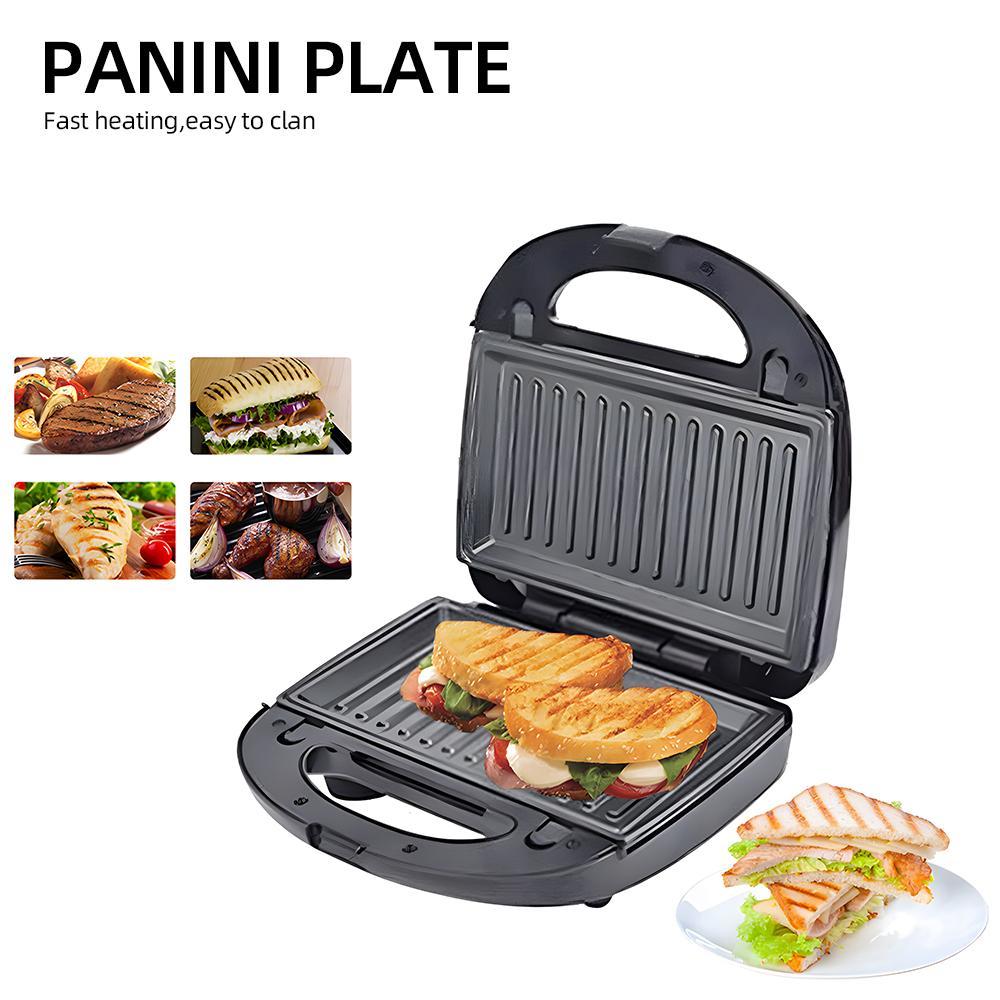 Вафельница 6 в 1, двухсторонний нагрев, электрическая вафельница, 750 Вт, со съемными антипригарными пластинами