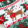Cartoon Pattern Dog Snowflake Sweater Soft Cat Elk Knitwear Pet Christmas Sweater  Holiday Suit