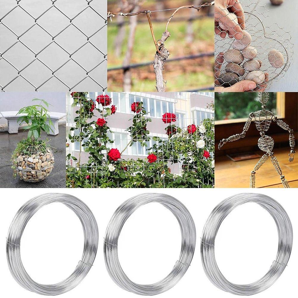 Fixing Up Fences Solid Wire Galvanized Iron Wire Fine Steel Wire Rope Fastening Crafts DIY Projects