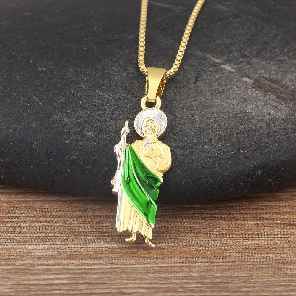 Nidin Новая Мода Религиозный Стиль Выбор Размеров S/M/L Очаровательное Подвесное Ожерелье для Женщин Цепочка-Чокер Женские Украшения Повседневный Вечерний Подарок