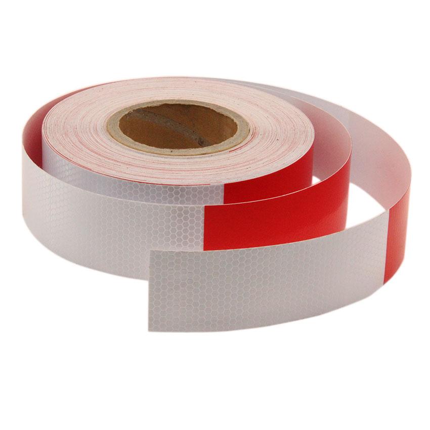 Yellow Black Twill Reflective Tape 5cm*25m Car-Styling Truck Vehicle Sticker Safety Self-Adhesive Waterproof High Reflector Film