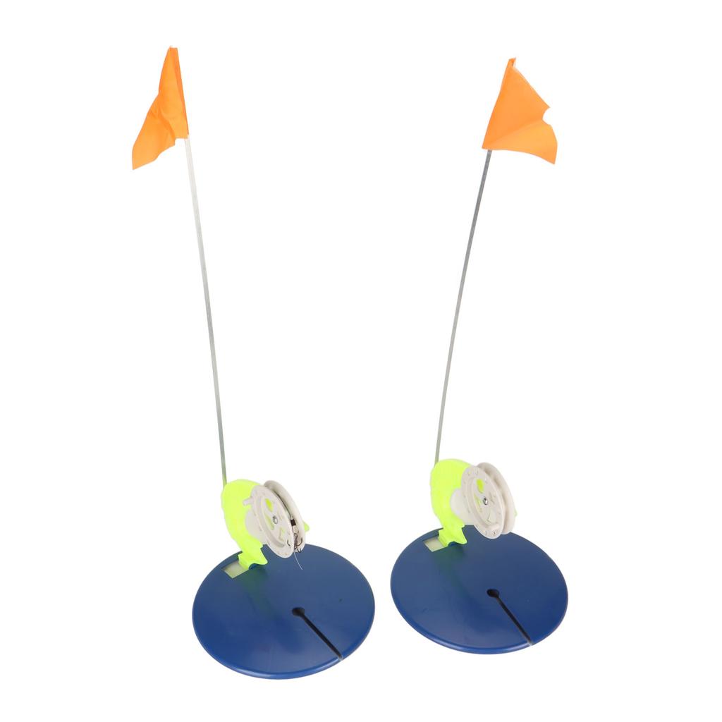 6 Комплектов Флажков для Зимней Рыбалки, Комплект Флажков для Зимней Рыбалки «Свободные руки», Эффективный Индикатор Флажка для Зимней Удочки, Портативный Флажок для Рыбалки