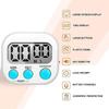 LCD Screen Display Digital Visual Timer Big Digits Stopwatch Countdown Timer  Bathroom