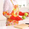 1 Pair Fashion Household Winter Waterproof Rubber Mittens Cleaning Dust Dishwashing Glove