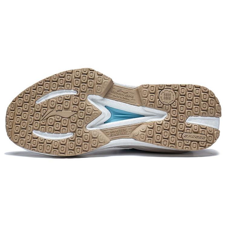 Li-Ning Chao Yue 7 Trendy Comfortable Slip-Resistant Durable Low-Top Casual Shoes Women Sneakers White Blue AGLT092