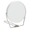 2 Sided Vanity Mirror 360 Degree Rotation Aluminum Frame Silver Vanity Mirror with Stainless Steel