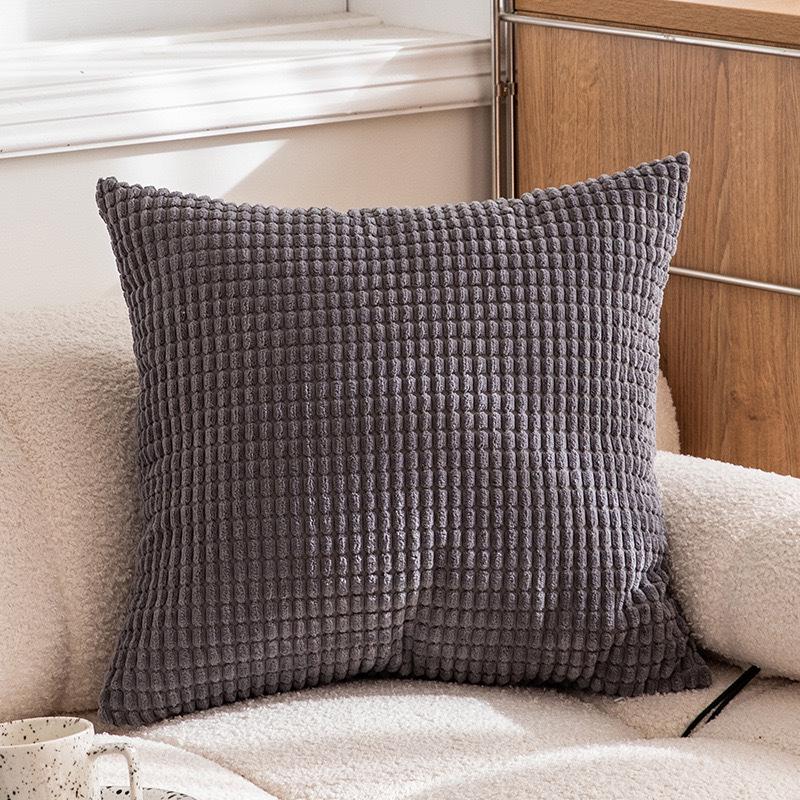 Corn Kernel Corduroy Decorative Throw Pillow Cover for Sofa, Pillowcase Only (No Insert)