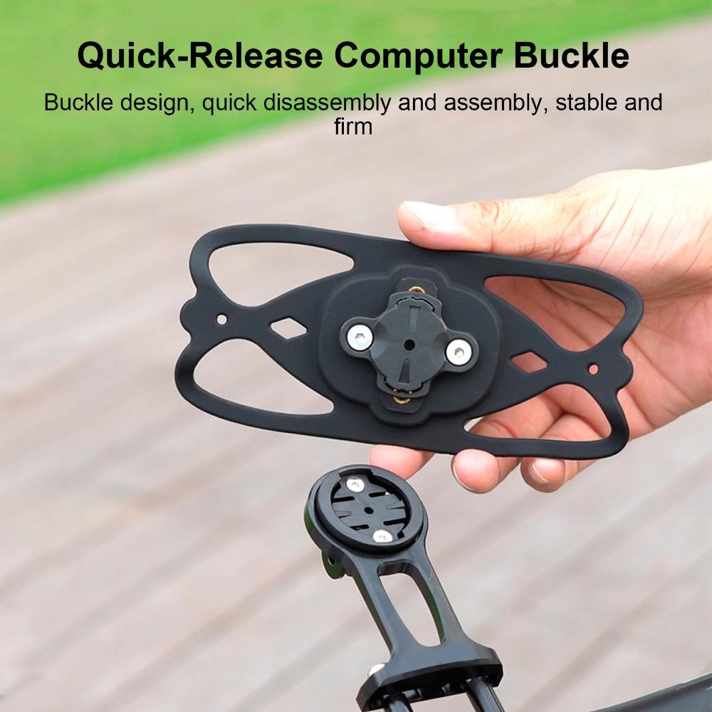 Shockproof Bike Phone Holder Stable Black Phone Holder Mount Quick Release for Wahoo/Garmin/Bryton Computer Mount Systems
