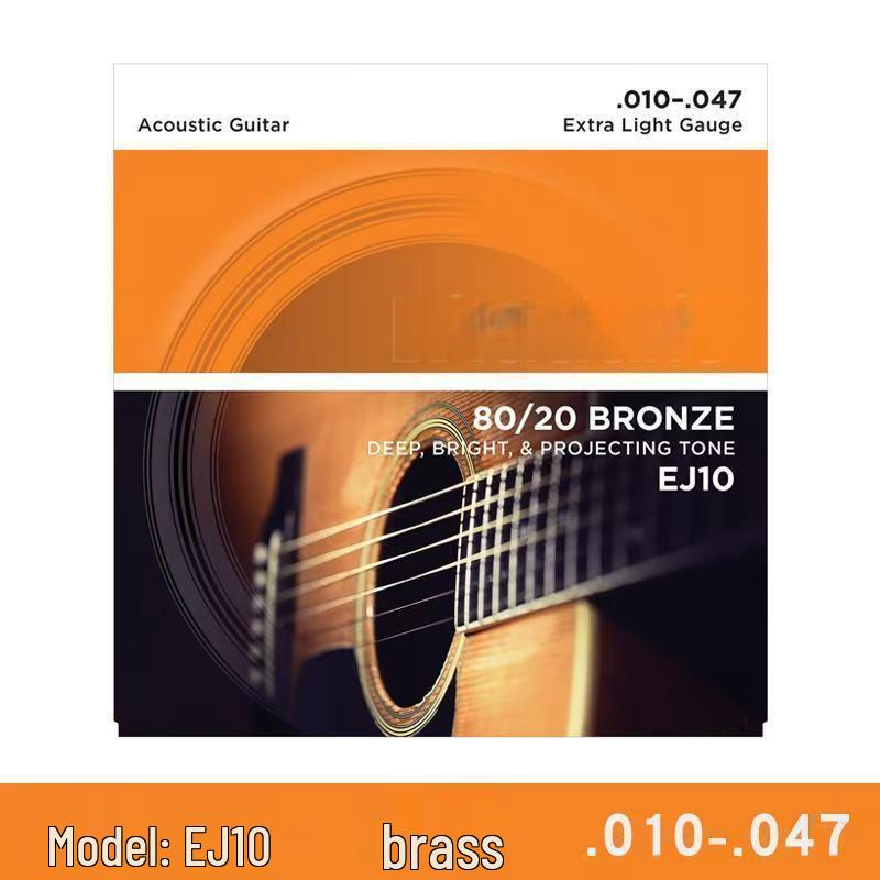 Струны для акустической и электрогитары: DDLO Folk, EZ Brass, EJ Phosphor Bronze, EXL Electric.