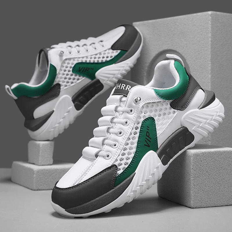 Новые универсальные нескользящие кроссовки для лета, мужские кроссовки для весны и лета, дышащие спортивные кроссовки для бега, повседневные кроссовки, легкие сетчатые кроссовки