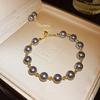 Женский браслет Ретро Жемчуг Геометрический Регулируемый браслет Новый универсальный браслет Модный темпераментный аксессуар для рук Девушка Вечеринка День рождения Ювелирный подарок