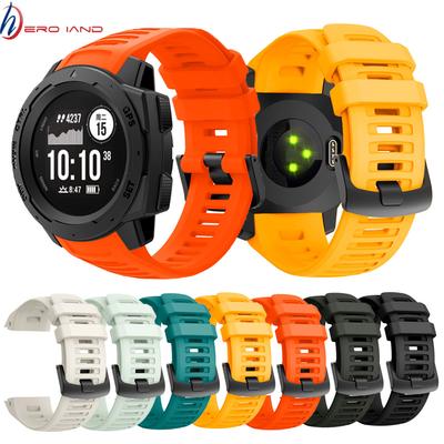 22 мм спортивный силиконовый ремешок для часов Garmin Instinct сменный ремешок для запястья умный ремешок для запястья