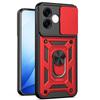 Чехол для Oppo F33 Pro Чехол-подставка с магнитным кольцом для Oppo F33 Pro Бронированный чехол для телефона Защитная задняя крышка со шторкой для камеры