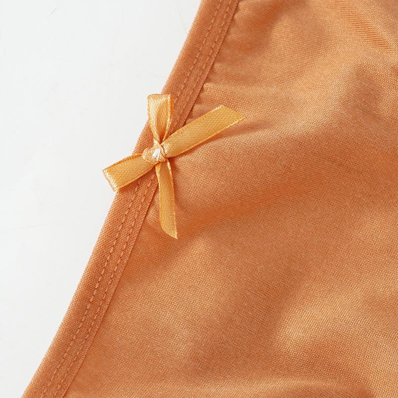 Women Seamless Panties Solid Color Breathable Underpants Mid-waist Briefs Girls Sexy Cute Underwear Briefs