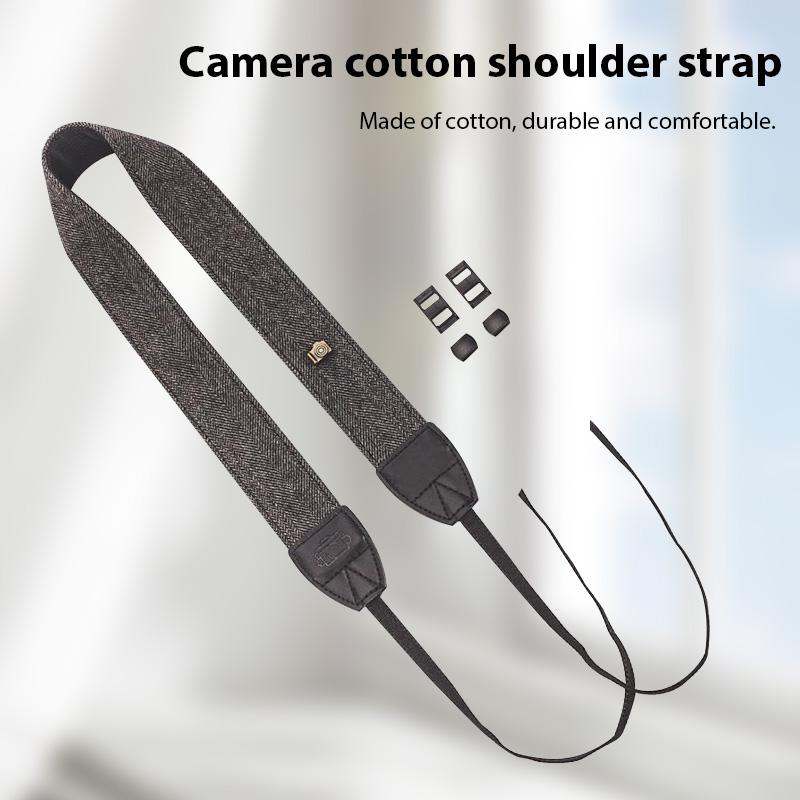 Vintage Style Camera Shoulder Strap Belt Durable Cotton Neck Camera Strap For Canon Nikon For Sony SLR DSLR Photography Strap