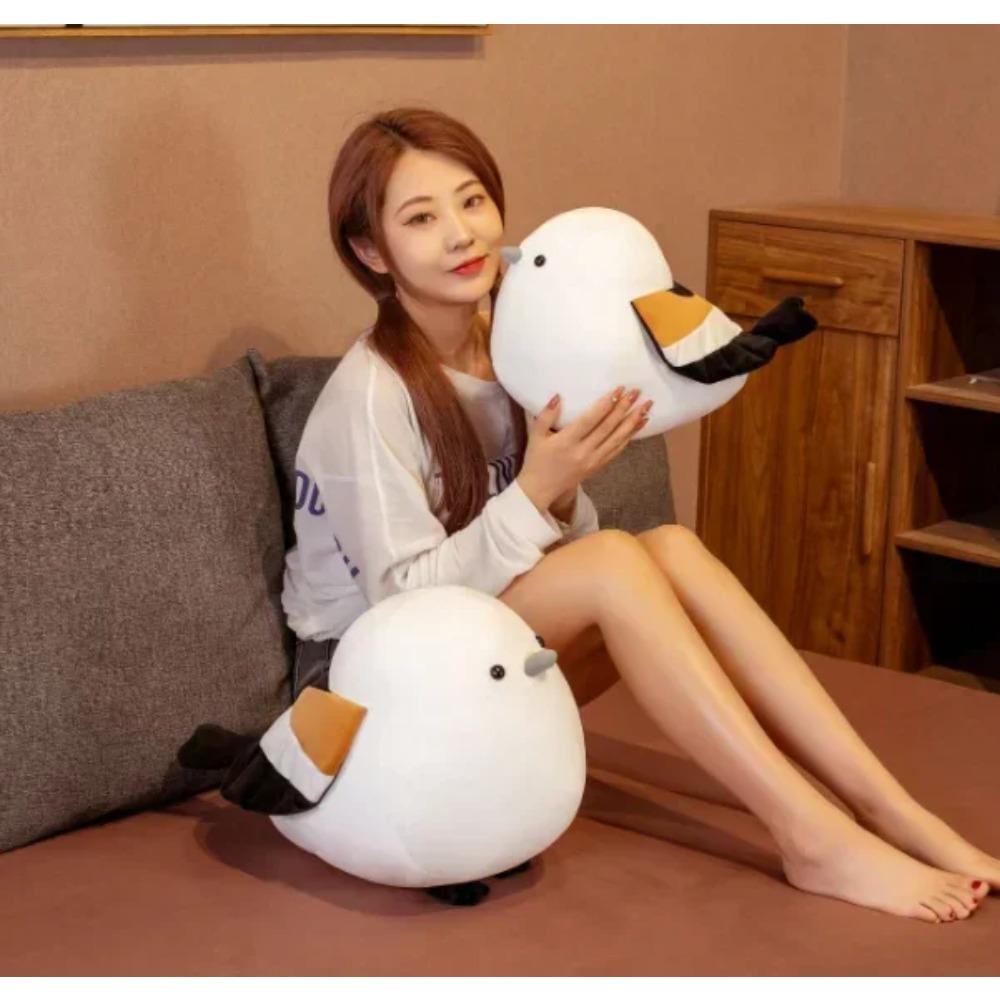 40 см имитация толстого круглого воробья плюшевые игрушки плюшевая реалистичная кукла-животное мягкая подушка-птица милый подарок для девочки