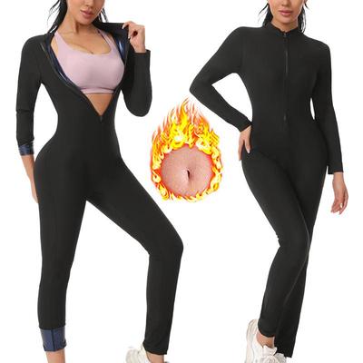 Женский моделирующий фитнес-комбинезон с эффектом потоотделения для бега и йоги