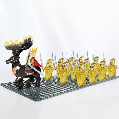 13 шт./лот Трандуил эльфийские гвардейцы лучники Элронд против орков Урук Хай армия мини фигурки с оружием строительные кирпичики блоки игрушки
