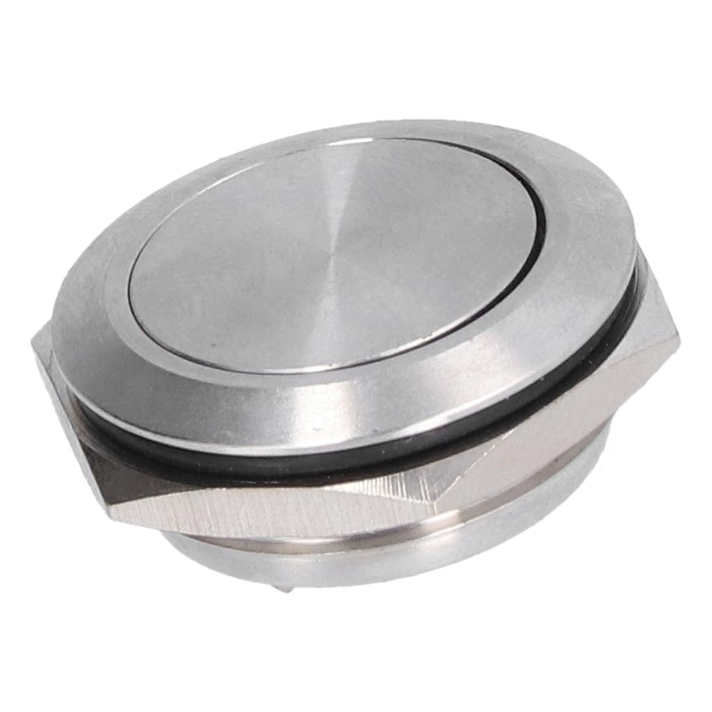 5 шт. Кнопочный переключатель с плоской головкой, нержавеющая сталь, водонепроницаемый, винтовые клеммы, аксессуары для питания 0?220V