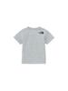 The North Face Short Sleeve Camo Logo Unisex UV Organic Mix Size 80 Tee, Baby, Protection, Cotton, Gray,
