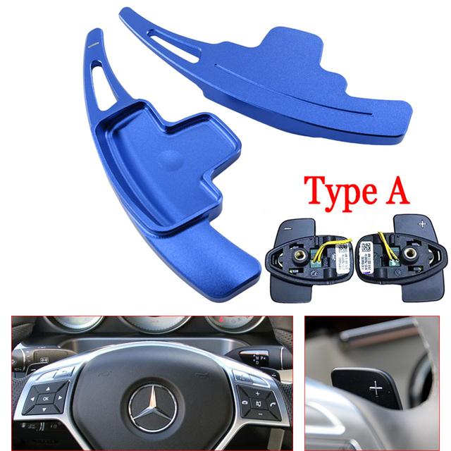 Для Mercedes Benz AB Class W447 W176 W246 MB SLK R172 CLA C117 GLA X156 автомобильные подрулевые лепестки рычага переключения передач
