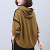 Women's Stylish 2024 Spring/Autumn Age-Reducing Loose Hoodie for Middle-Aged and Petite Fashion